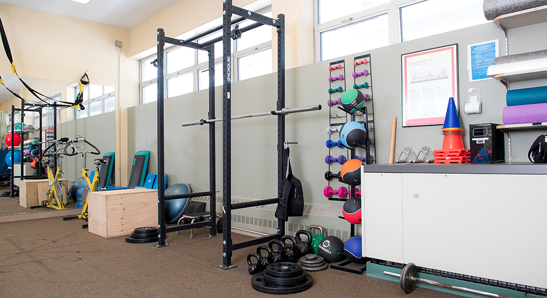 Rehab facility at Spaulding Outpatient Center Cambridge