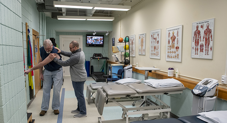 Clinician with Patient