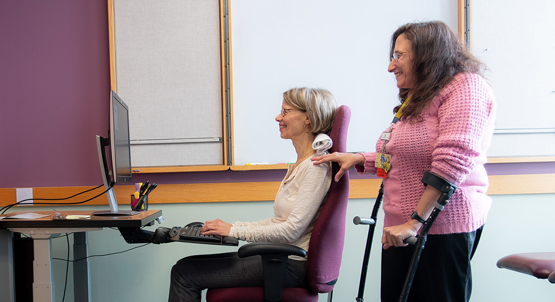 Patient rehabbing together at Medford